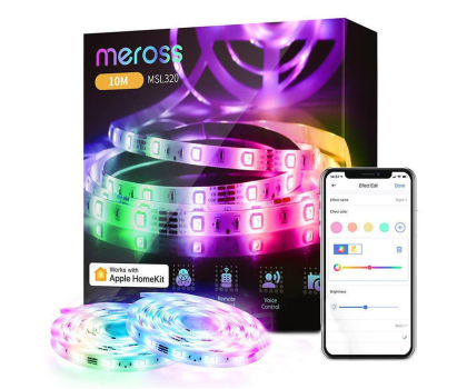 Inteligentne oświetlenie Meross Smart Wi-Fi taśma LED MSL320 2x5m